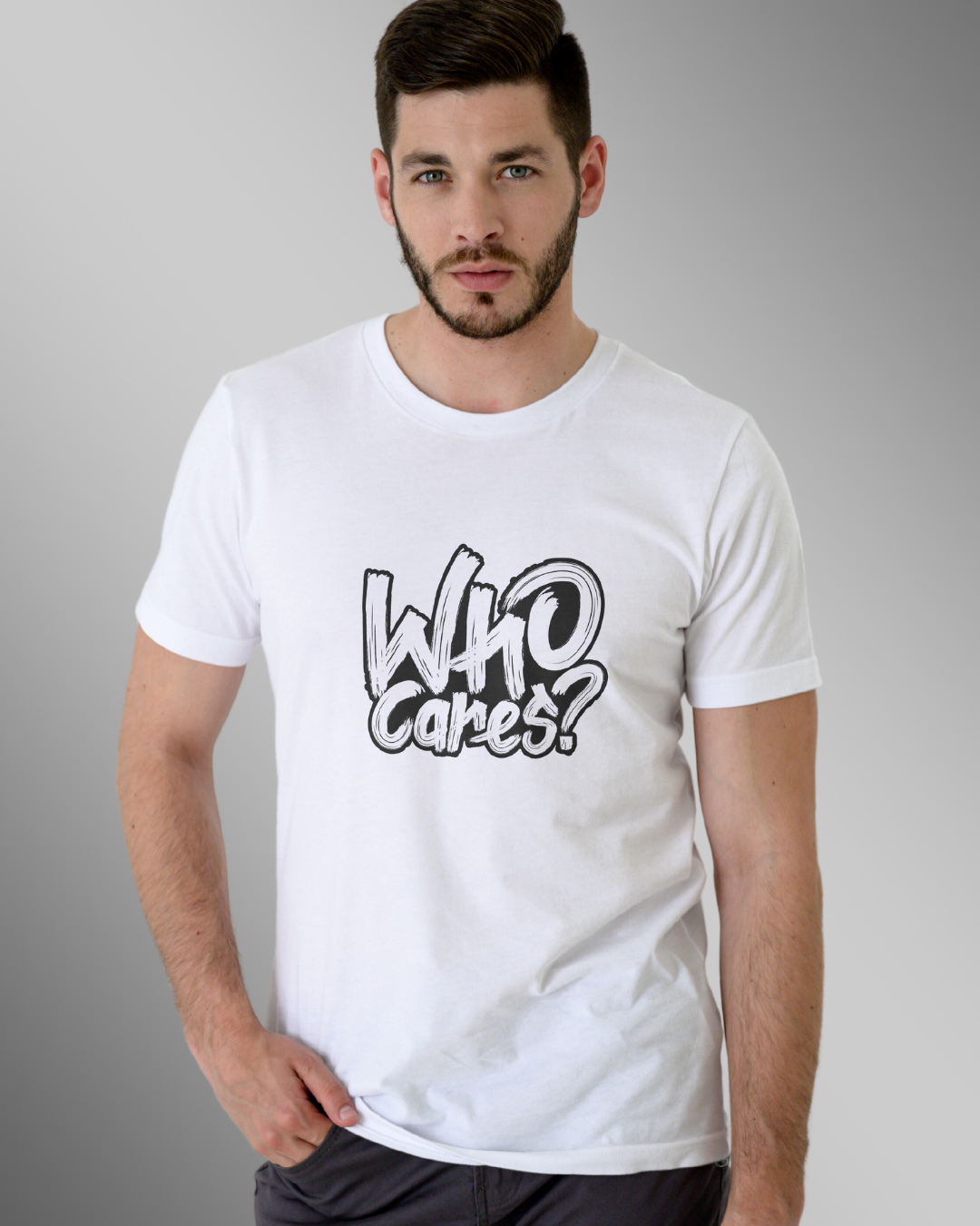 Who Cares - T Shirt For Men