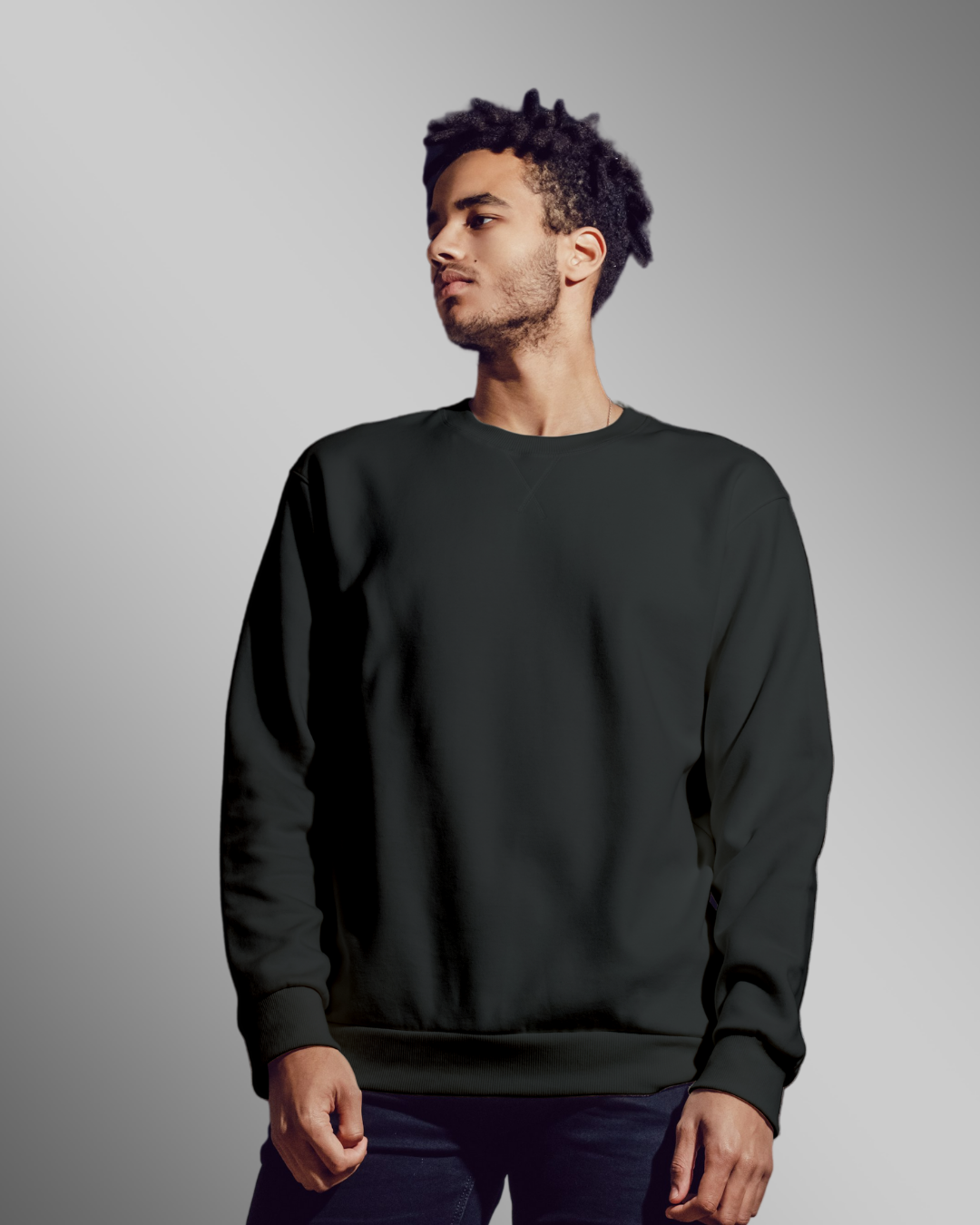 Black Plain - Sweatshirts for Men